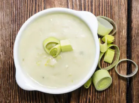 Vichyssoise (crema de puerros)